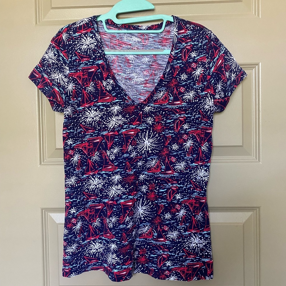 Lilly Pulitzer Michele Sparks Fly Top